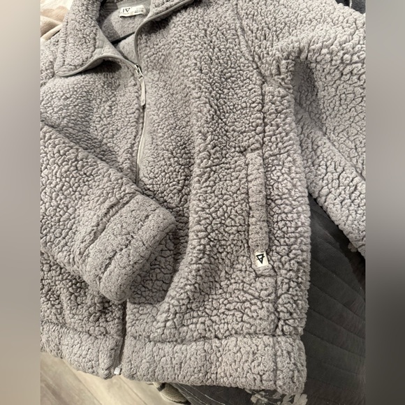 LIA Outdoor Gray Sherpa Jacket gray - Picture 4 of 8